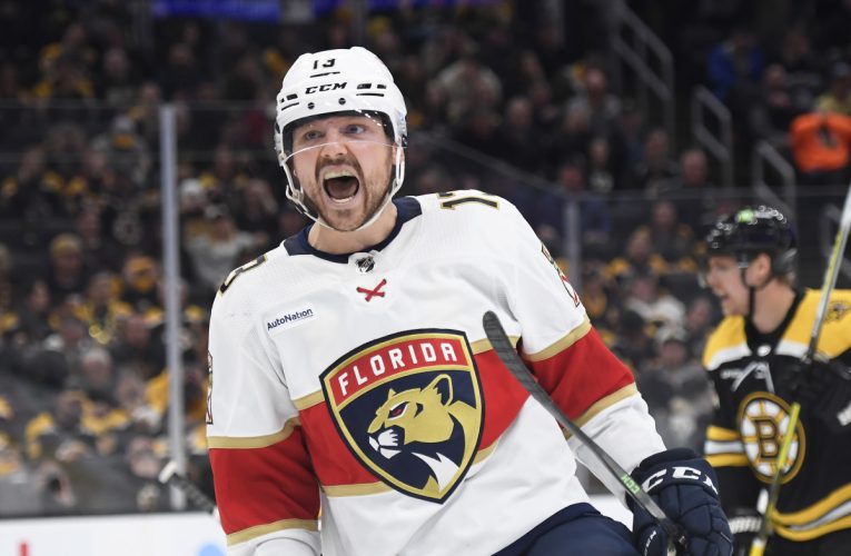 REINHART, PANTHERS ‘HUNGRY FOR MORE’ FOLLOWING STANLEY CUP TITLE LAST SEASON